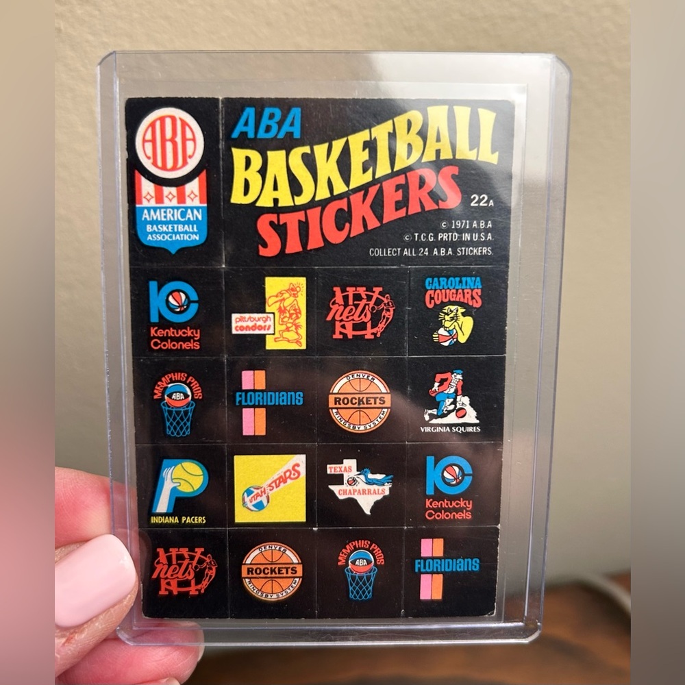 1969 1971 Topps NBA/ABA
Basketball Stickers cards - Picture 4 of 4